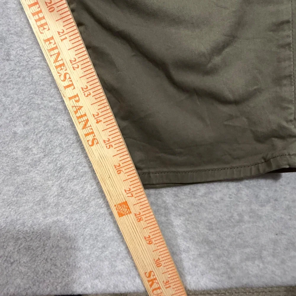Mavi Jeans Zach Pants‎ Mens 34 Olive Green Straight Leg Twill Trousers